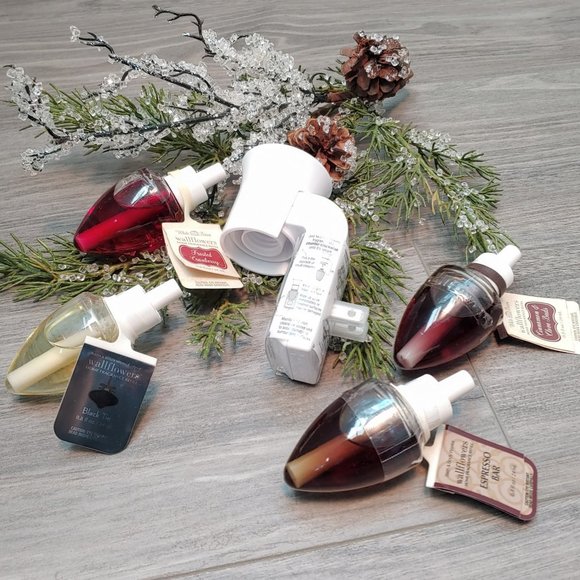 Bath & Body Works Other - NWT Bath & Body Works Winter Wallflower Starter Set - 4 Wallflowers & Warmer.